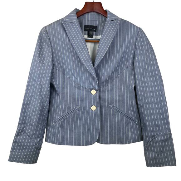 Vintage Moda International Womens Blazer Sz 6 Academia School Western Preppy - Picture 1 of 10